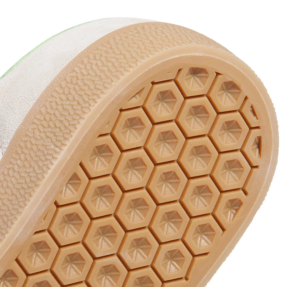 Adidas - Gazelle Adv Shoes White/Green/Gum
