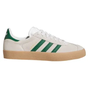Adidas - Gazelle Adv Shoes White/Green/Gum