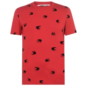 Alexander McQueen All Over Swallow T Shirt