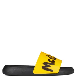 Alexander McQueen Graffiti Sliders