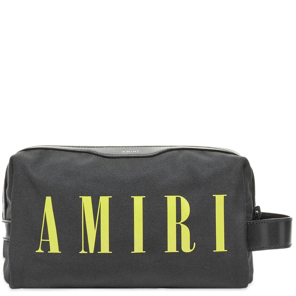 Amiri Logo Nylon Washbag