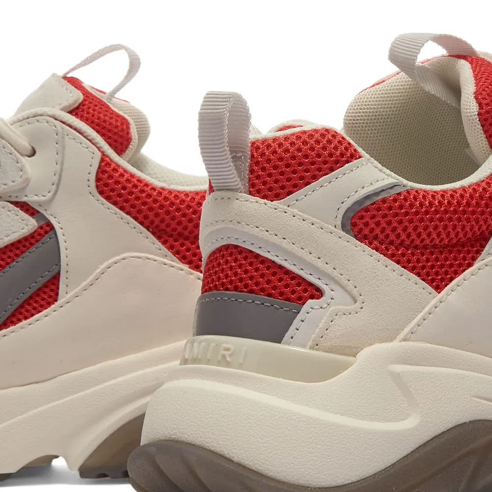 Amiri White Red & Grey Bone Runners