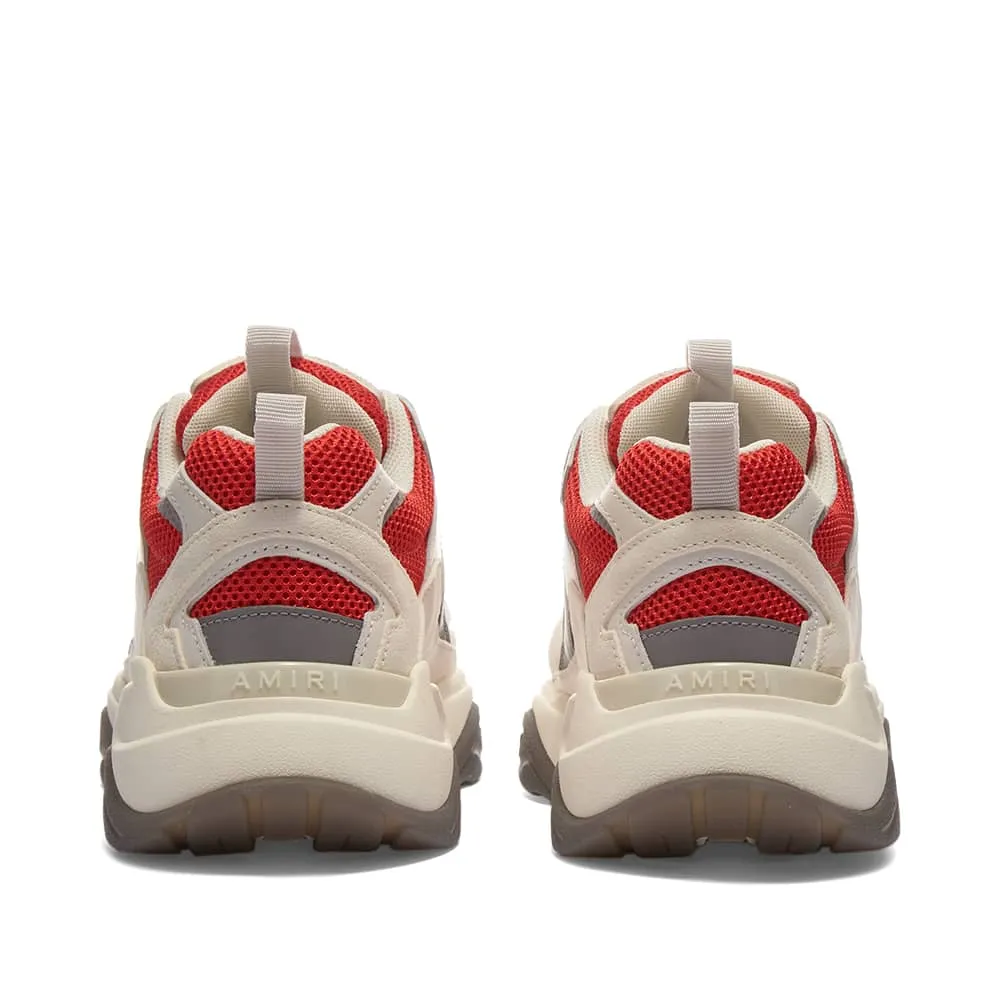 Amiri White Red & Grey Bone Runners