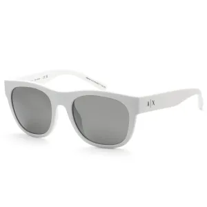Armani Exchange Men's 55mm Matte White Sunglasses