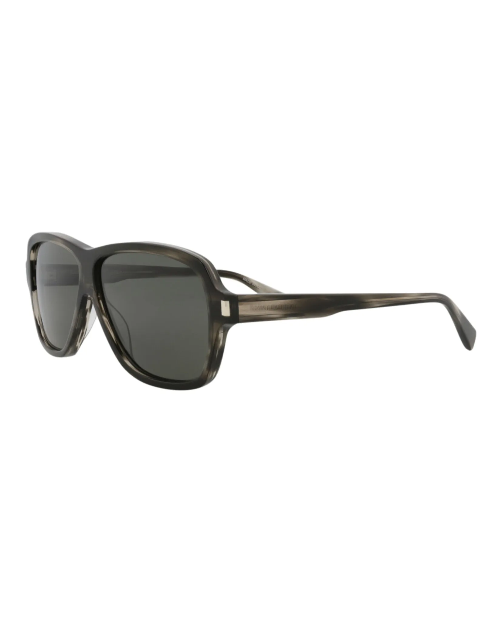 Aviator-Frame Recycled Acetate Sunglasses