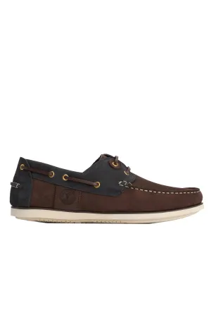 Barbour Wake Boating Shoe Brown/Navy