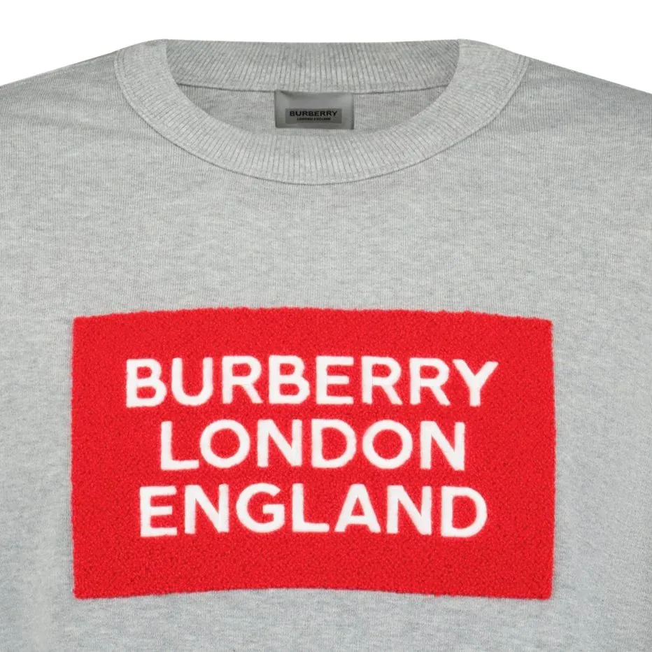 Burberry Fawson Applique Logo Sweatshirt
