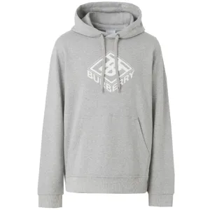 Burberry Grey Oversized Logo Hoodie