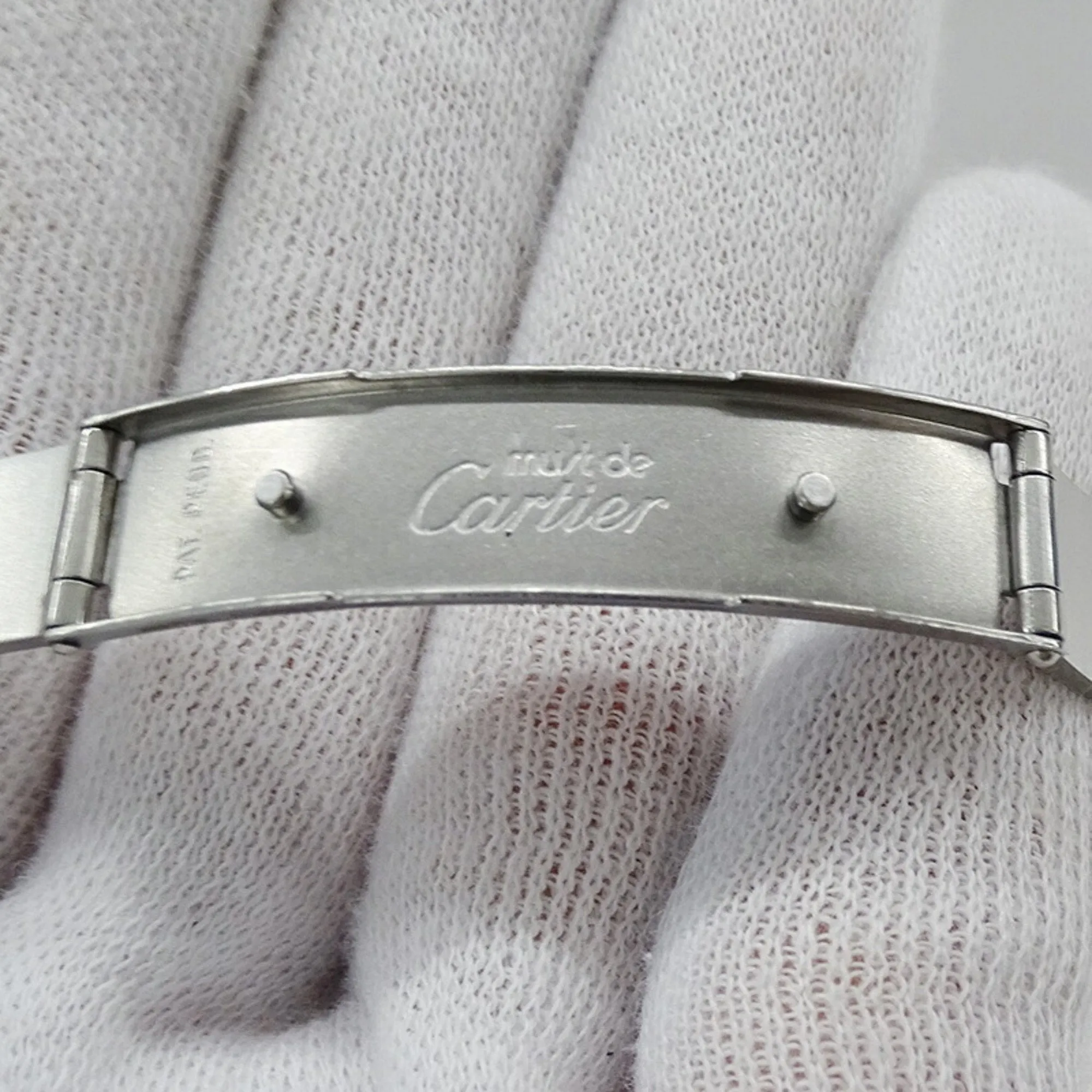 Cartier gold Plated Stainless Steel Wristwatch (Pre-Owned)