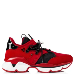 Christian Louboutin Red Suede Red-Runner