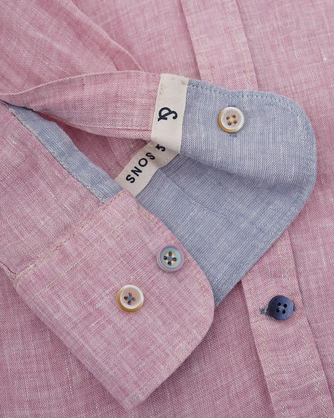 Colours & Sons - Linen Shirt - Grape
