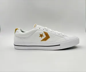 CONVERSE MEN'S SPORT CASUAL WHITE/GOLD SPORT SHOES
