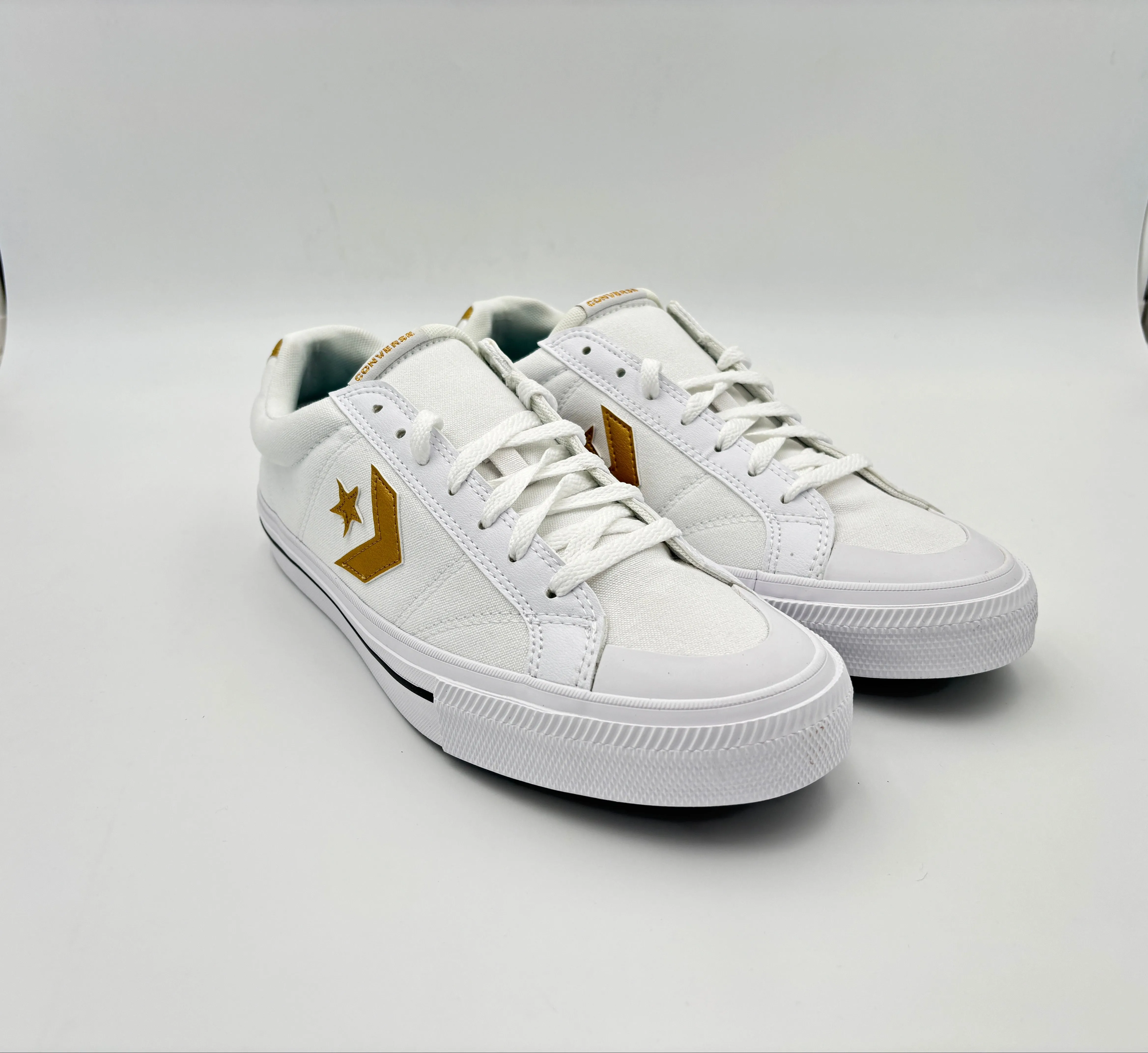 CONVERSE MEN'S SPORT CASUAL WHITE/GOLD SPORT SHOES