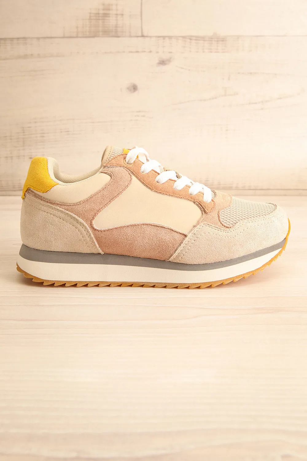 Cosmo | Multicoloured Lace-Up Sneakers