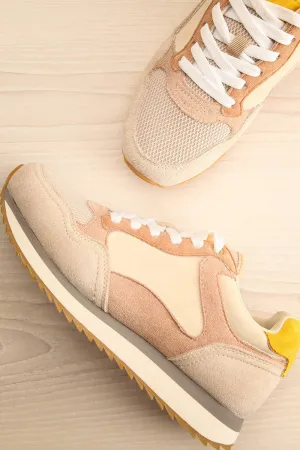 Cosmo | Multicoloured Lace-Up Sneakers