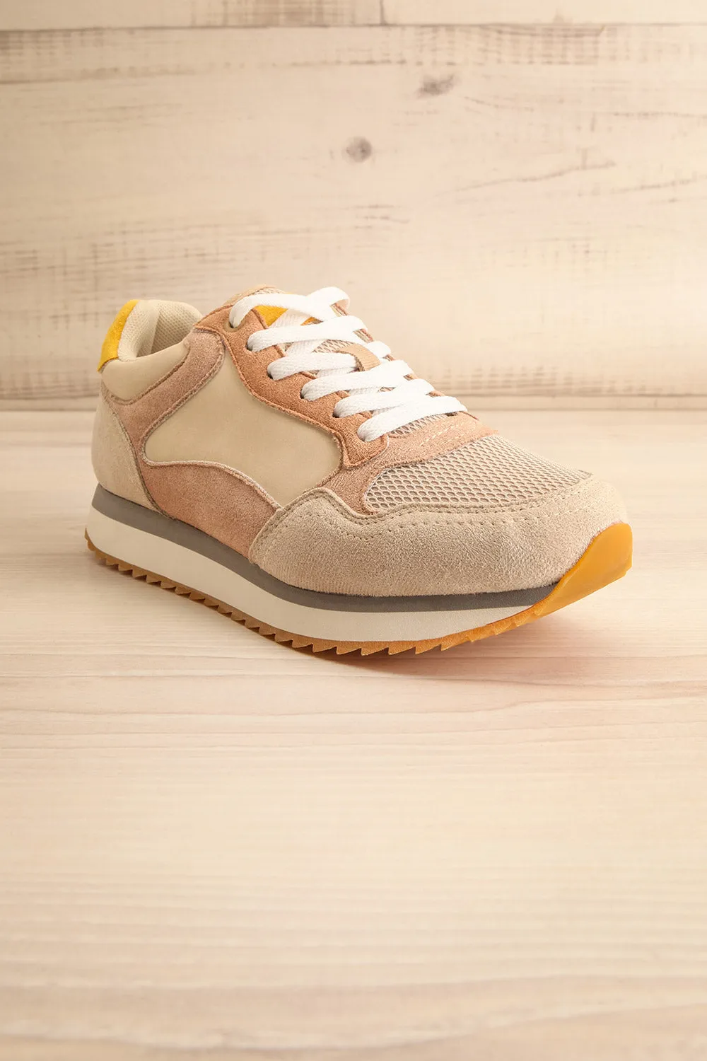 Cosmo | Multicoloured Lace-Up Sneakers