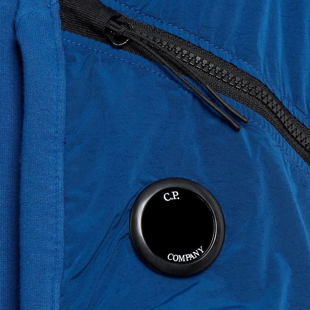 CP Company Blue Chrome Panel Sweatshirt