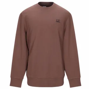 CP Company Brown Embroidered Crewneck