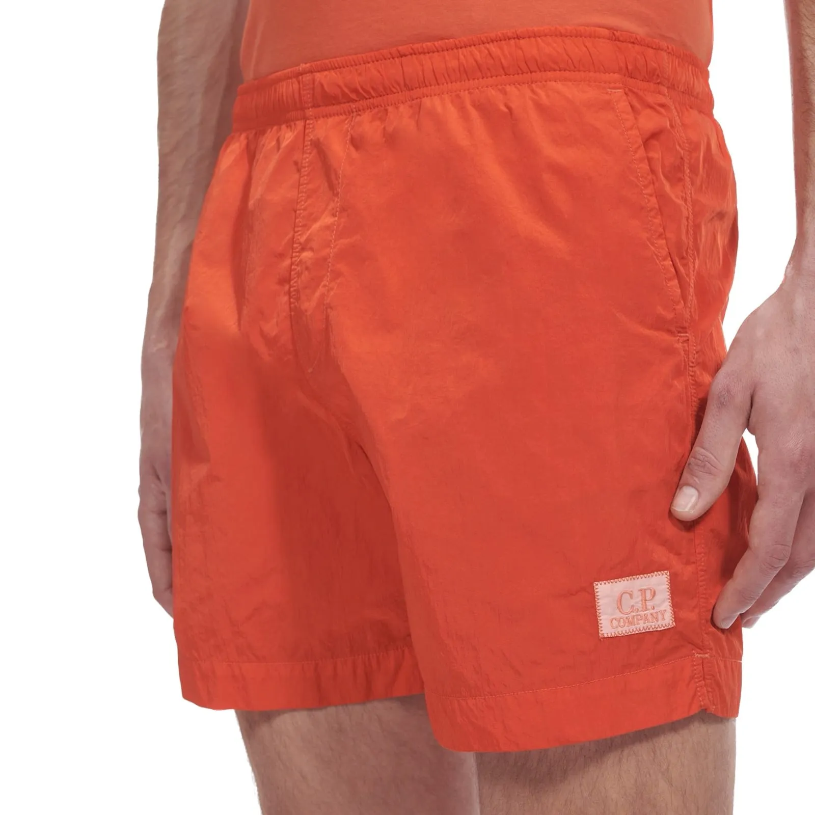 CP Company Chrome-R Stitch Logo Swimshorts