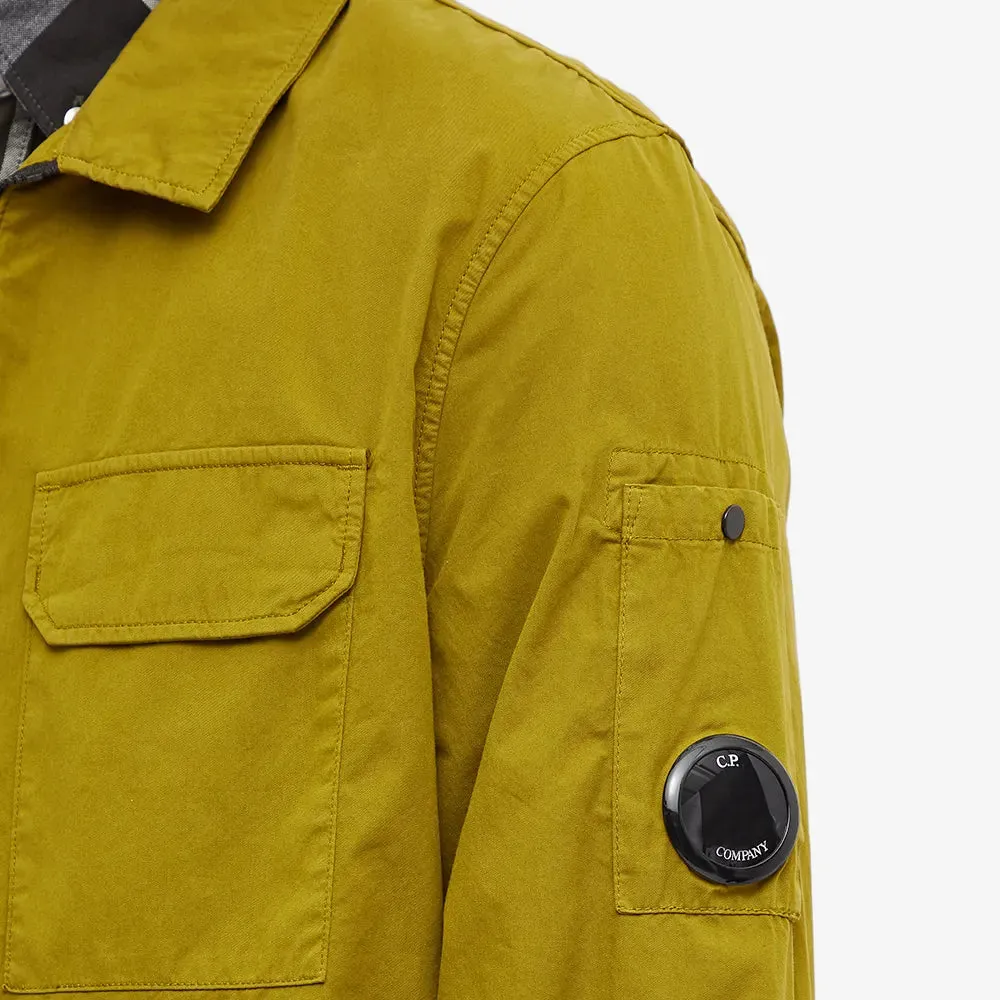 CP Company Moss Arm Lens Zip Overshirt