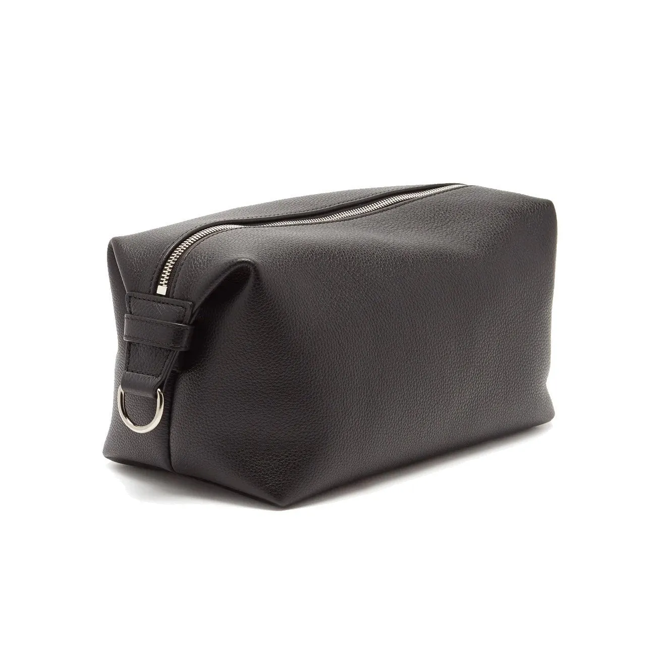 DSQUARED2 Black Leather Logo Washbag