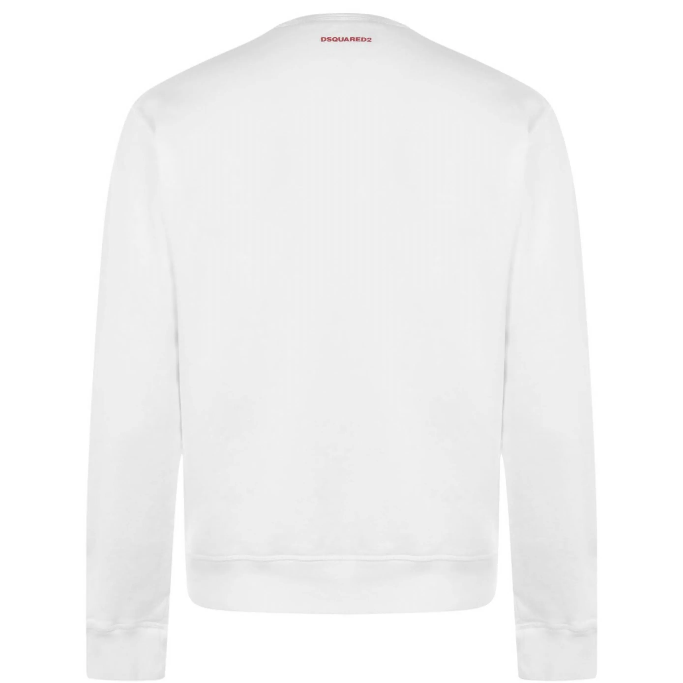 DSQUARED2 White Crewneck Sweatshirt