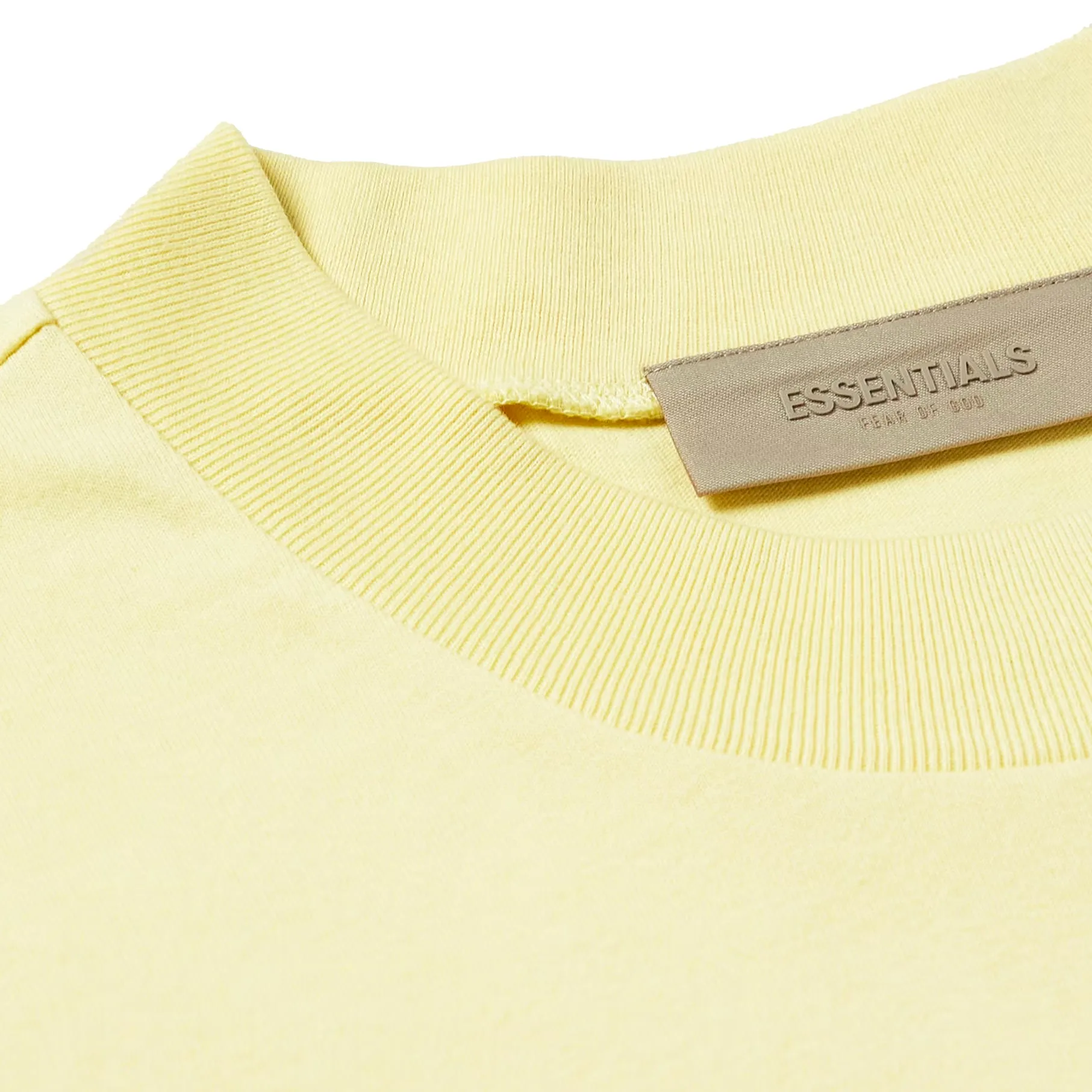 Fear of God Essentials Yellow T-Shirt