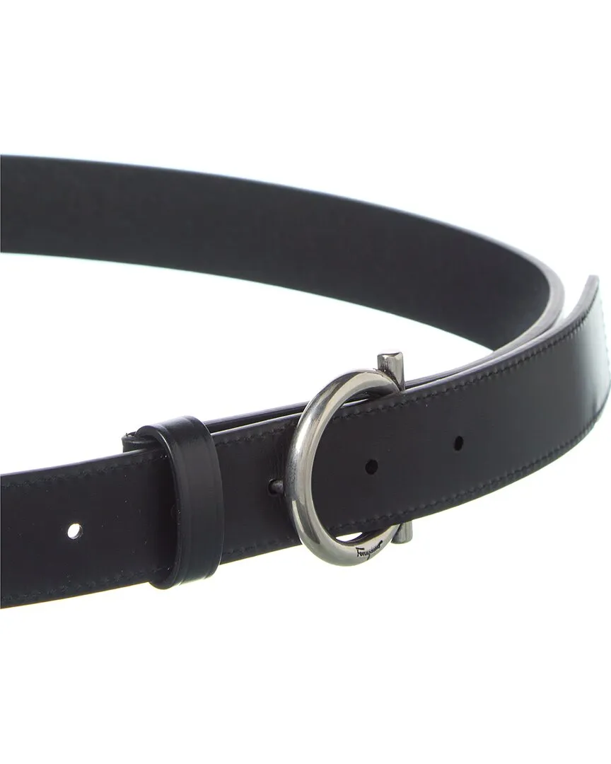 Ferragamo Gancini Leather Belt