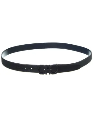 Ferragamo Gancini Reversible & Adjustable Leather Belt