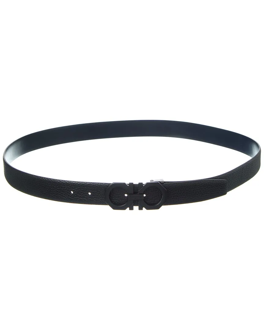 Ferragamo Gancini Reversible & Adjustable Leather Belt