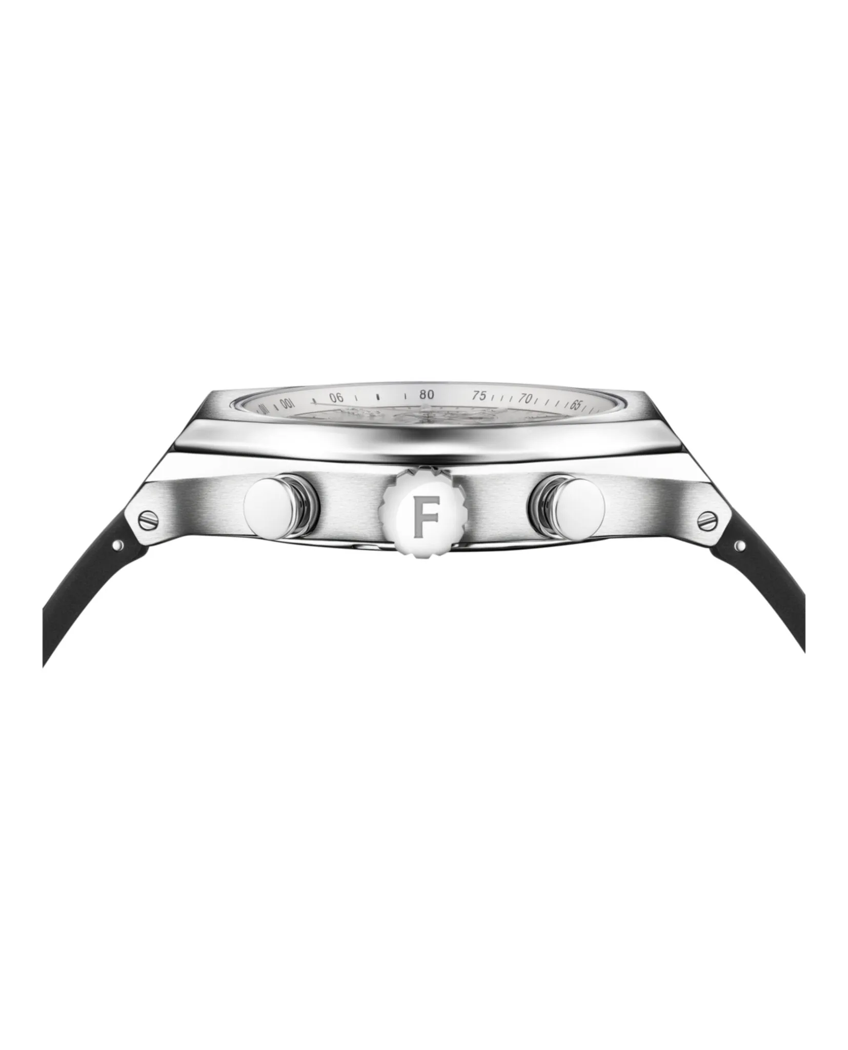 Ferragamo Tonneu Chrono Silicone Watch