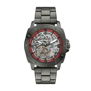 Fossil Men's Privateer Three-Hand, Gunmetal Stainless Steel Watch