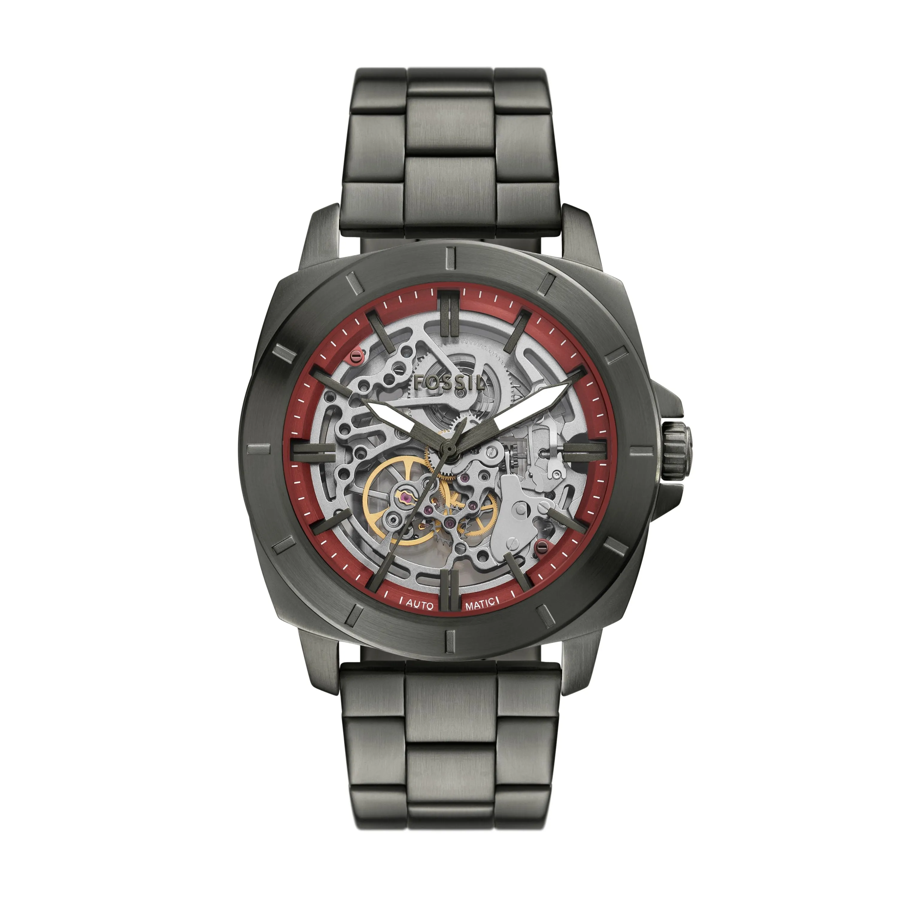 Fossil Men's Privateer Three-Hand, Gunmetal Stainless Steel Watch