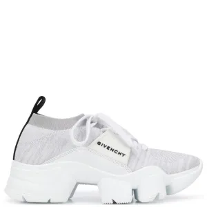 Givenchy White & Grey Sock Sneakers