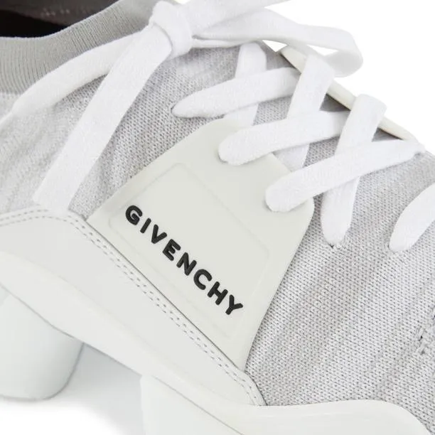 Givenchy White & Grey Sock Sneakers