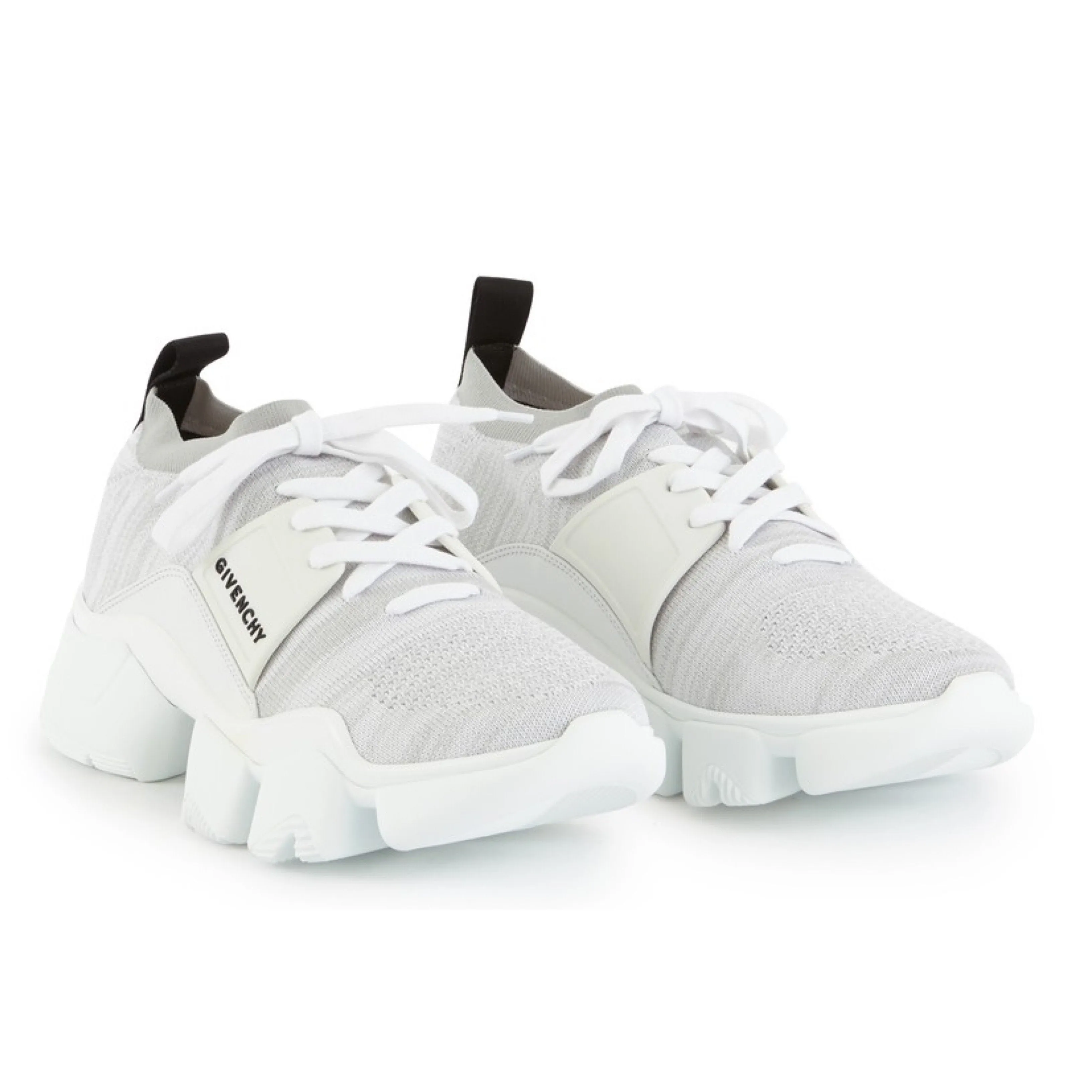 Givenchy White & Grey Sock Sneakers