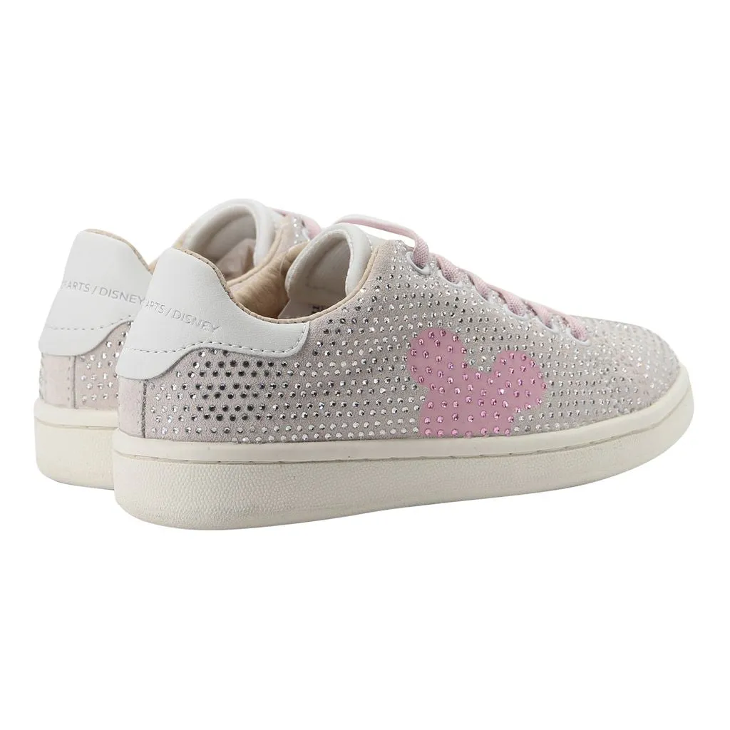 Gray Heart Print Shoes