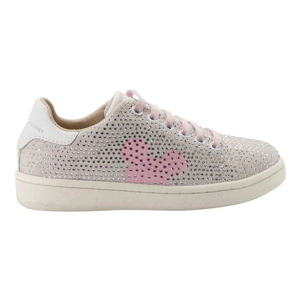 Gray Heart Print Shoes