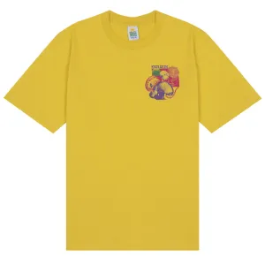 Hikerdelic Sporeswear SS T-Shirt Washed Yellow