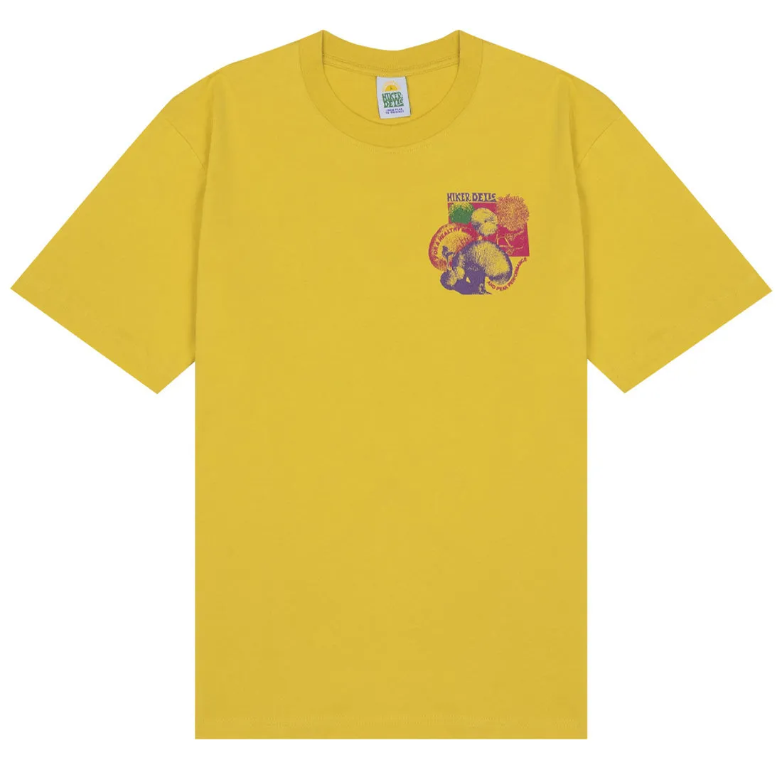 Hikerdelic Sporeswear SS T-Shirt Washed Yellow