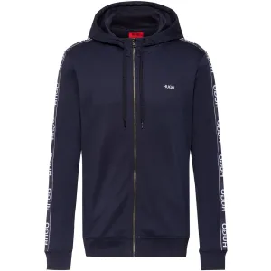 Hugo Boss Navy Logo Hoodie
