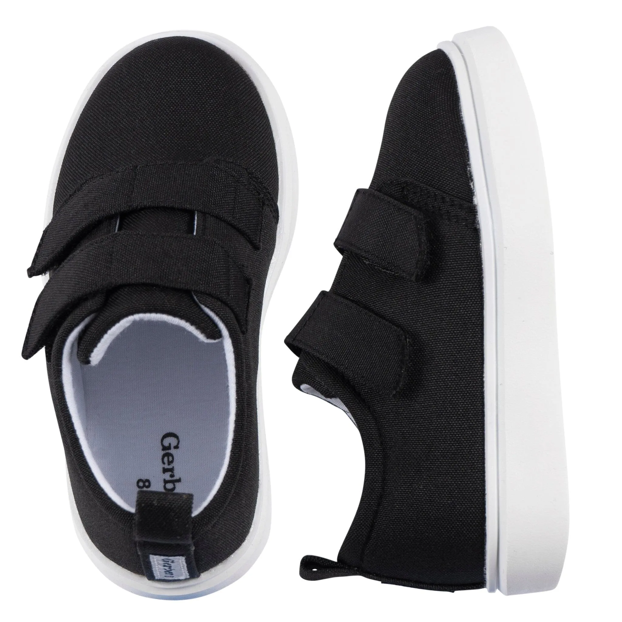 Infant & Toddler Neutral Black Strap Sneaker Gerber Childrenswea