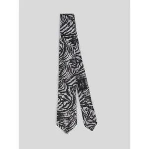 Jacquard Silk Zebra Tie
