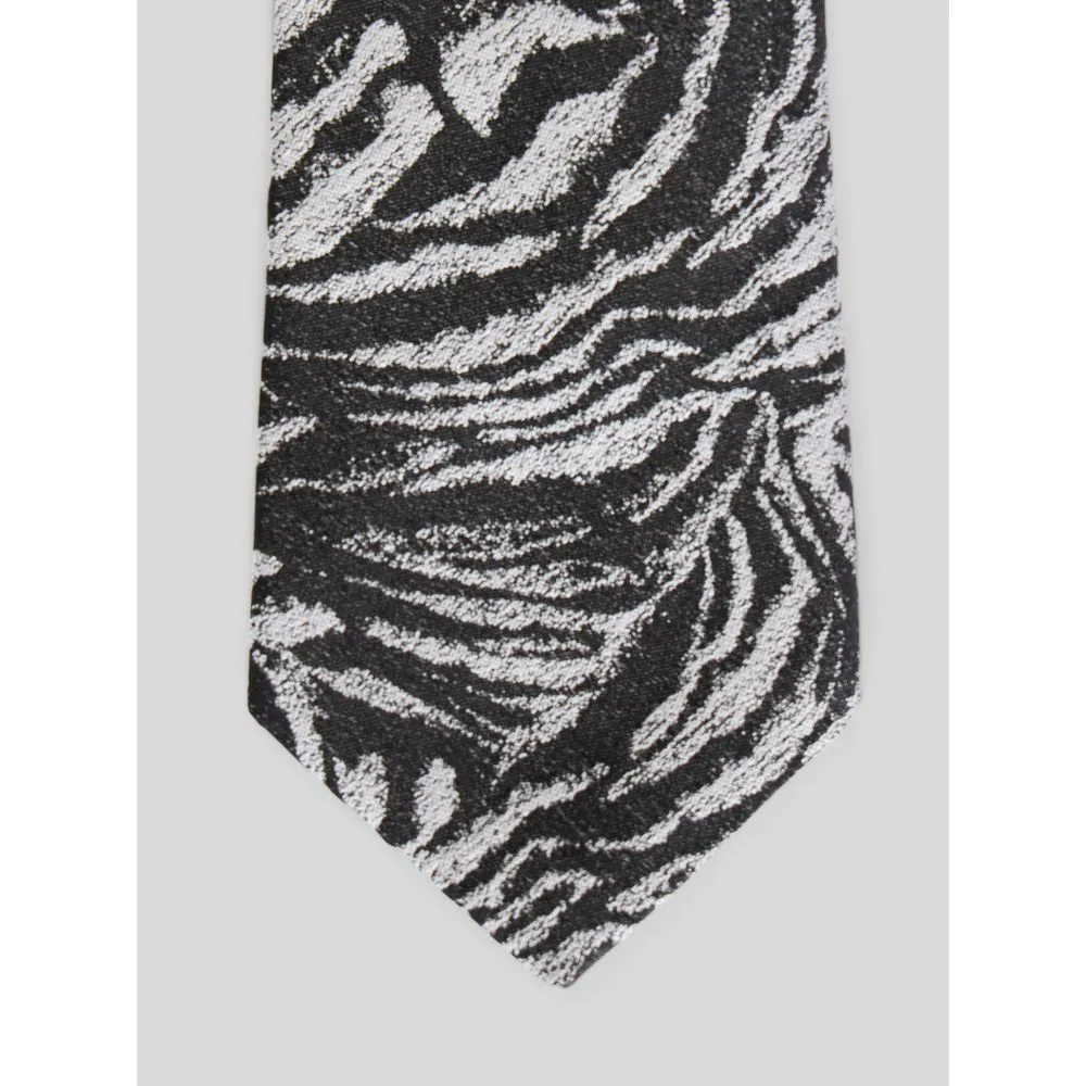 Jacquard Silk Zebra Tie