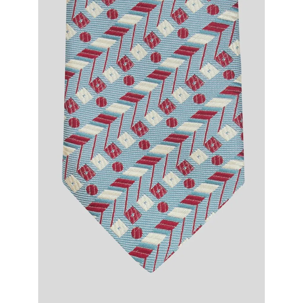 JACQUARD TIE WITH GEOMETRIC PATTERN