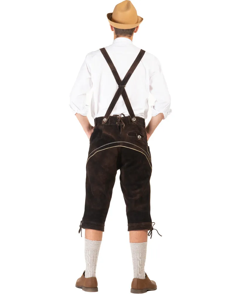 Karl Authentic Leather Lederhosen Plus Size Mens Costume