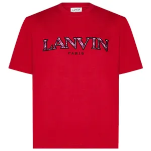 Lanvin Curb Logo T-Shirt