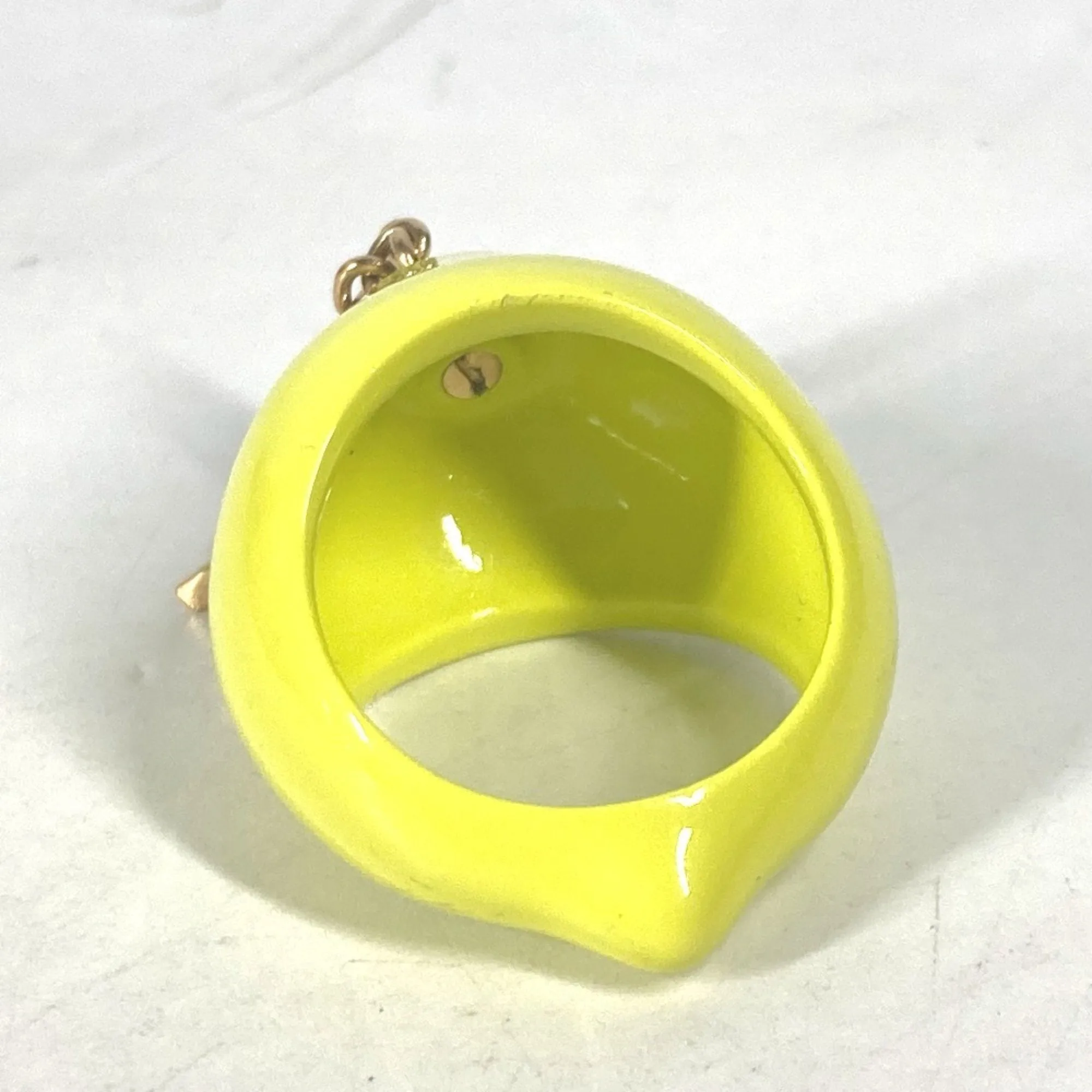 Louis Vuitton Enamel Band Ring (Pre-Owned)