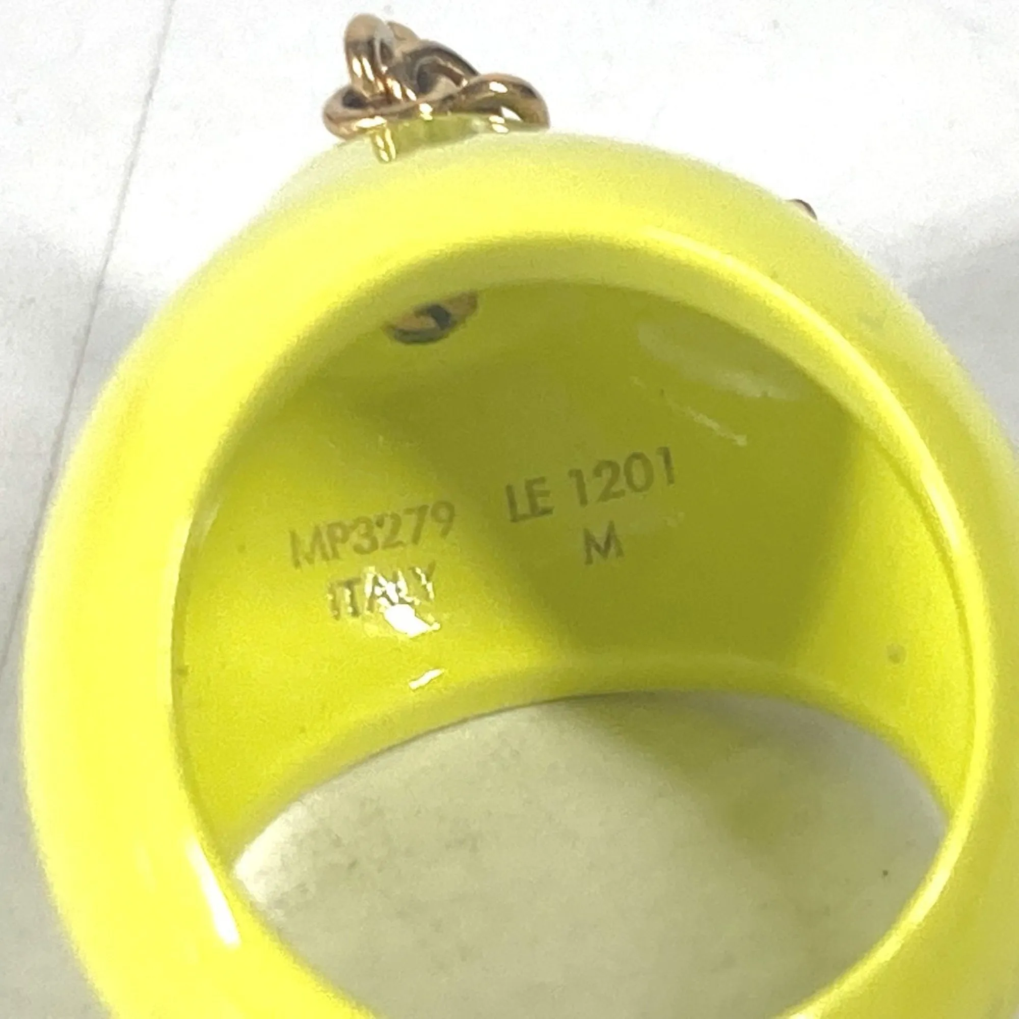 Louis Vuitton Enamel Band Ring (Pre-Owned)