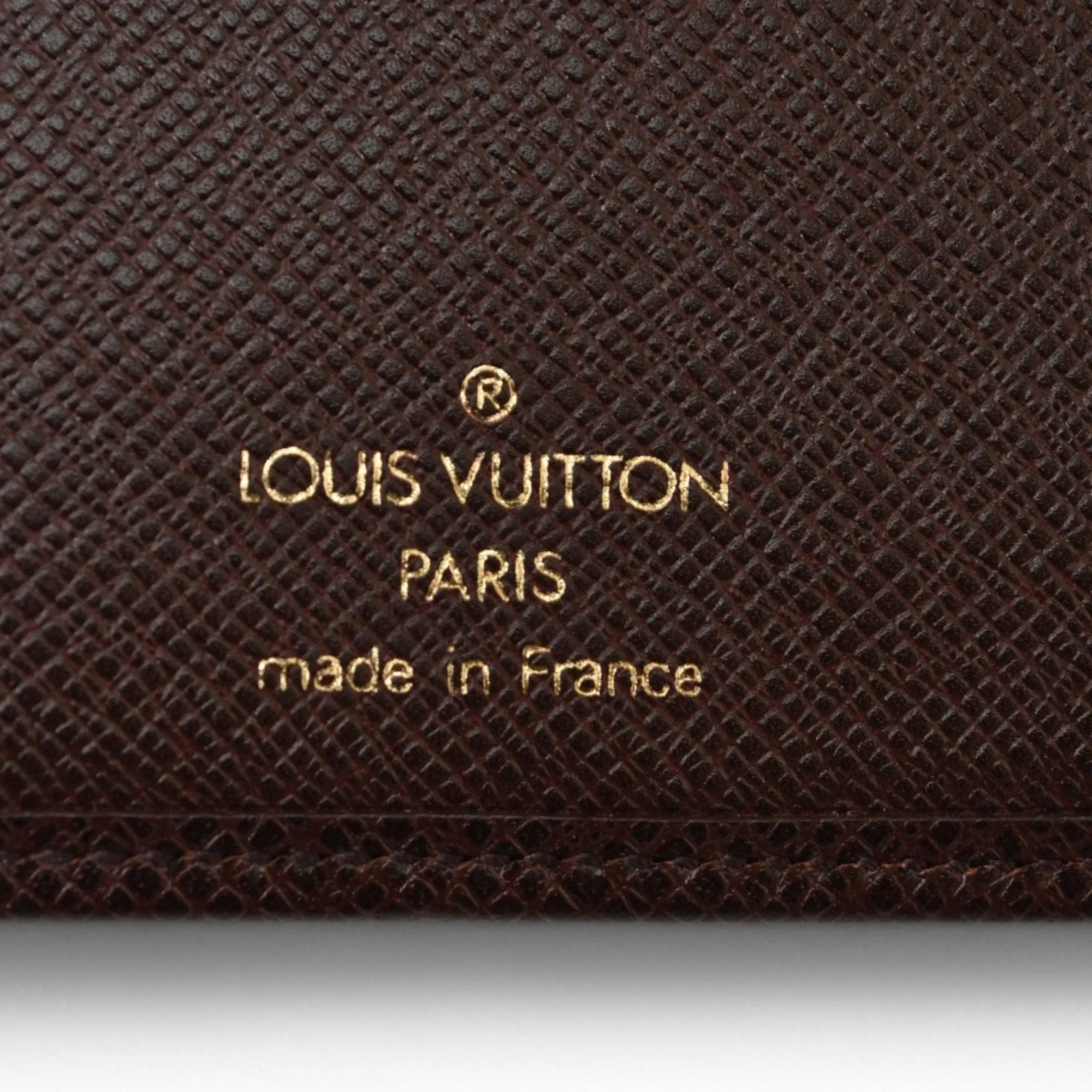 Louis Vuitton Leather Long Bill Wallet (Bi-Fold) (Pre-Owned)